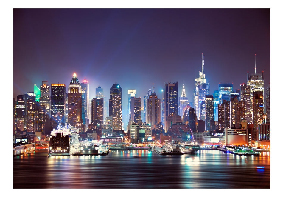 Fototapet - Night in New York City | Dovido.ro