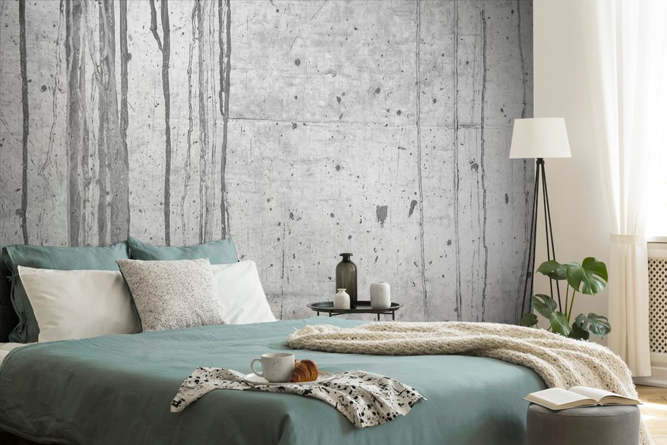 Wall mural concrete wall