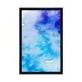 POSTER BLUE-PURPLE ABSTRACT ART - ABSTRACT AND PATTERNED - POSTERS