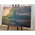 CANVAS PRINT TWO FORMS OF A TREE - PICTURES OF NATURE AND LANDSCAPE - PICTURES