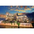 SELF ADHESIVE WALL MURAL NOTRE DAME CATHEDRAL - SELF-ADHESIVE WALLPAPERS - WALLPAPERS