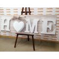 QUADRO CON LE PAROLE "HOME" CON UN DESIGN VINTAGE - QUADRI CON SCRITTE E CITAZIONI - QUADRI