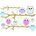 DECORATIVE WALL STICKERS OWLS - FOR CHILDREN{% if product.category.pathNames[0] != product.category.name %} - STICKERS{% endif %}