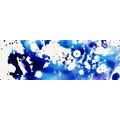 CANVAS PRINT ARTISTIC BLUE ABSTRACTION - ABSTRACT PICTURES - PICTURES