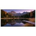 WANDBILD RUHIGE HERBSTLANDSCHAFT - BILDER SEEN - BILDER