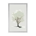 POSTER BAUM MIT HAUCH VON MINIMALISMUS - BÄUME UND LAUB - POSTER