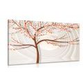 CANVAS PRINT MODERN TREE ON AN ABSTRACT BACKGROUND - ABSTRACT PICTURES - PICTURES