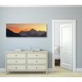 CANVAS PRINT SUNSET ON THE MOUNTAINS - PICTURES OF NATURE AND LANDSCAPE - PICTURES