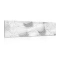 CANVAS PRINT LUXURY IN BLACK AND WHITE - BLACK AND WHITE PICTURES - PICTURES