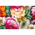 WANDBILD IMPRESSIONISTISCHE WELT DER BLUMEN - BILDER BLUMEN - BILDER