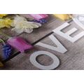 QUADRO CON LE PAROLE "LOVE" - QUADRI CON SCRITTE E CITAZIONI - QUADRI