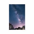 POSTER STARRY SKY ABOVE THE ROCKS - UNIVERSE AND STARS - POSTERS