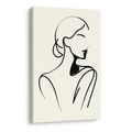 OBRAZ ŽENA V MINIMALISTICKÝCH LINIÍCH - OBRAZY ŽENY - OBRAZY