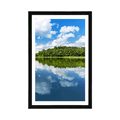 POSTER MIT PASSEPARTOUT NATUR IM SOMMER - NATUR - POSTER