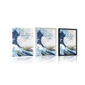POSTER REPRODUCTION OF THE GREAT WAVE OFF KANAGAWA - KATSUSHIKA HOKUSAI - POSTERS - 🔥 TOTAL SALE 🔥