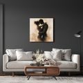 TABLEAU SUR TOILE – FUSION ROMANTIQUE DE DEUX ÂMES - TABLEAUX D'AMOUR - TABLEAUX