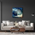 OBRAZ STROM ŽIVOTA V MODRÉM VÍRU - OBRAZY STROMY ŽIVOTA - OBRAZY