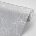 SELF ADHESIVE WALLPAPER BEAUTIFUL BIRDS IN GRAY - SELF-ADHESIVE WALLPAPERS - WALLPAPERS