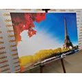 CANVAS PRINT AUTUMN PARIS - PICTURES OF CITIES - PICTURES