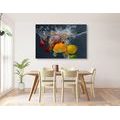 CANVAS PRINT FRUIT IN WATER - PICTURES OF FOOD AND DRINKS - PICTURES