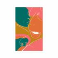 AFFICHE COUPLE HEUREUX AUX COULEURS PASTEL - DE NOTRE ATELIER - AFFICHES