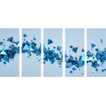 5-PIECE CANVAS PRINT FLYING PATTERNS - ABSTRACT PICTURES{% if product.category.pathNames[0] != product.category.name %} - PICTURES{% endif %}