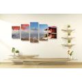 5-PIECE CANVAS PRINT AUTUMN IN JAPAN - PICTURES OF CITIES - PICTURES