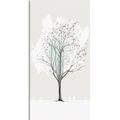 CANVAS PRINT MINIMALISTIC WINTER TREE - PICTURES OF TREES AND LEAVES - PICTURES