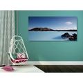 CANVAS PRINT BLUE LAGOON - PICTURES OF NATURE AND LANDSCAPE - PICTURES