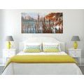 CANVAS PRINT RIVER IN THE MIDDLE OF AUTUMN NATURE - PICTURES OF NATURE AND LANDSCAPE{% if product.category.pathNames[0] != product.category.name %} - PICTURES{% endif %}