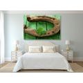 CANVAS PRINT HORSESHOE AND A FOUR-LEAF CLOVER FOR GOOD LUCK - STILL LIFE PICTURES - PICTURES