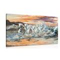 CANVAS PRINT WATER-FORMED HORSES - PICTURES OF ANIMALS{% if product.category.pathNames[0] != product.category.name %} - PICTURES{% endif %}