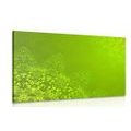 CANVAS PRINT MODERN ELEMENTS OF MANDALA IN SHADES OF GREEN - PICTURES FENG SHUI - PICTURES