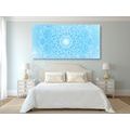 CANVAS PRINT BLUE MANDALA FLOWER - PICTURES FENG SHUI - PICTURES