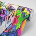 SELF ADHESIVE WALLPAPER POP-ART BULLDOG - SELF-ADHESIVE WALLPAPERS - WALLPAPERS