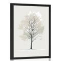 POSTER MINIMALISTISCHER BAUM - BÄUME UND LAUB - POSTER