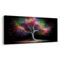 OBRAZ ZÁŘIVÝ STROM ŽIVOTA V NOCI - OBRAZY STROMY ŽIVOTA - OBRAZY