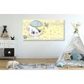 CANVAS PRINT CURIOUS KITTEN - CHILDRENS PICTURES - PICTURES