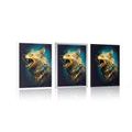 POSTER LUP ALBASTRU-AURIU - POSTERE - 🔥 REDUCERE TOTALÃ 🔥