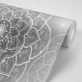 SELF ADHESIVE WALLPAPER BLACK AND WHITE ORIENTAL MANDALA - SELF-ADHESIVE WALLPAPERS - WALLPAPERS