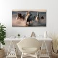 OBRAZ STÁDO KONÍ V BĚHU - PICTURES HORSES - PICTURES
