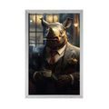 POSTER TIERISCHER GANGSTER NASHORN - TIERISCHE GANGSTER - POSTER