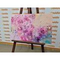 WANDBILD ROSA BLUMENZWEIG - BILDER BLUMEN - BILDER