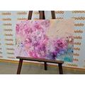 CANVAS PRINT PINK BRANCH OF FLOWERS - PICTURES FLOWERS - PICTURES