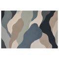 TABLEAU SUR TOILE – FORMES ORGANIQUES AUX COULEURS SOURDES - IMAGES FORMES ABSTRAITES - TABLEAUX
