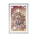 POSTER WITH MOUNT CHARMING MANDALA - FENG SHUI - POSTERS