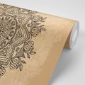 SAMOLEPÍCÍ TAPETA MANDALA SE STARODÁVNÝM NÁDECHEM - SAMOLEPÍCÍ TAPETY - TAPETY