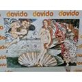 TABLOU REPRODUCERE NAȘTEREA LUI VENUS - SANDRO BOTTICELLI - TABLOURI CU DIVERSE PERSOANE - TABLOURI