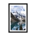 AFFICHE AVEC MONTURE BEAU PAYSAGE DE MONTAGNE - NATURE - AFFICHES