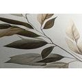 IMPRESSION SUR TOILE FEUILLES LUXUEUSES AVEC UNE TOUCHE DE MINIMALISME - IMPRESSIONS SUR TOILE ARBRES ET FEUILLES - IMPRESSION SUR TOILE